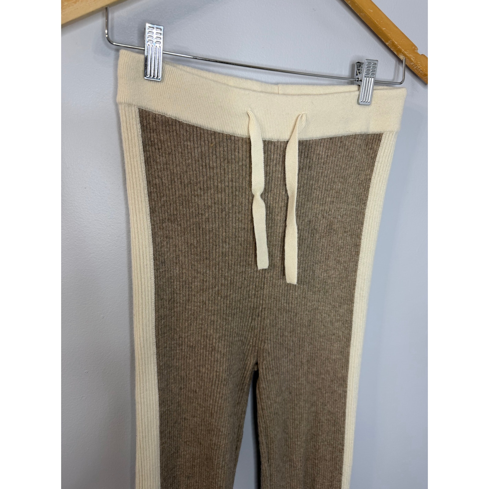 My Sunday Ski Pants Knit Cashmere Blend Drawstring Travel Women's S — image 3 of 8